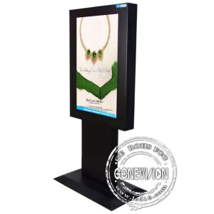 IP55 32inch Floorstanding LCD Screen Kiosk, 1366*768 HD Digital Kiosk
