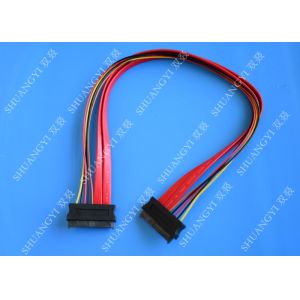 Cheap SATA Data and Power Dual Extension Cable Data Cable For HDD for sale