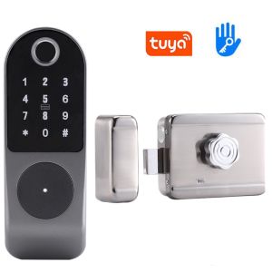 Tuya App Control Remote Deadbolt Lock Wifi Double Sided Fingerprint