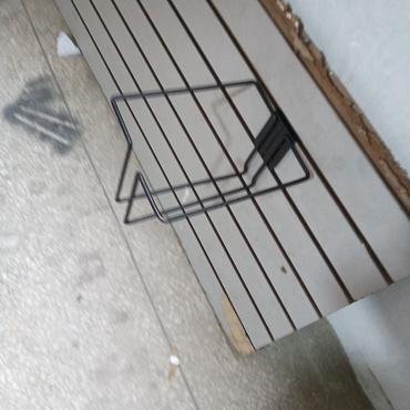 Adjustable Wire Slatwall Brackets, 1 left and 1 right per set