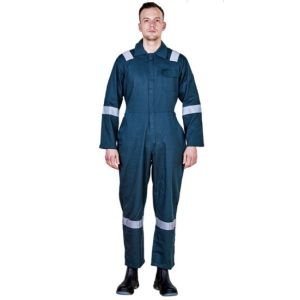 180g/sqm Fabric Weight WC033-R OEM Reflective Tape Workwear Suits for Unisex