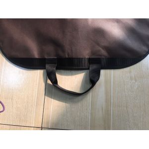 Handle Suit Garment Bag Travel Colored Non Woven Printed With Clips 115*60 cm