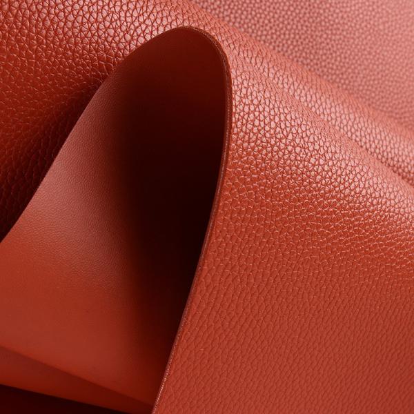 Quality Double Sides Lychee PVC Leather For Bags / Table Mat Eco Friendly wholesale