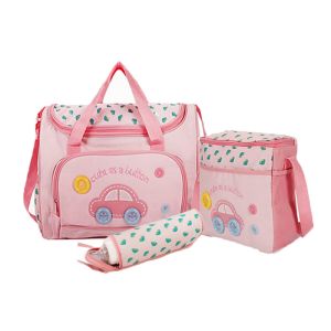 China 4pcs One Set Mommy Diaper Bag Multi Function Maternity Mother Baby Stroller Bags on sale