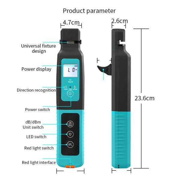AUA-40 Fiber Optic Identifier Handheld 800nm-1700nm SM And MM