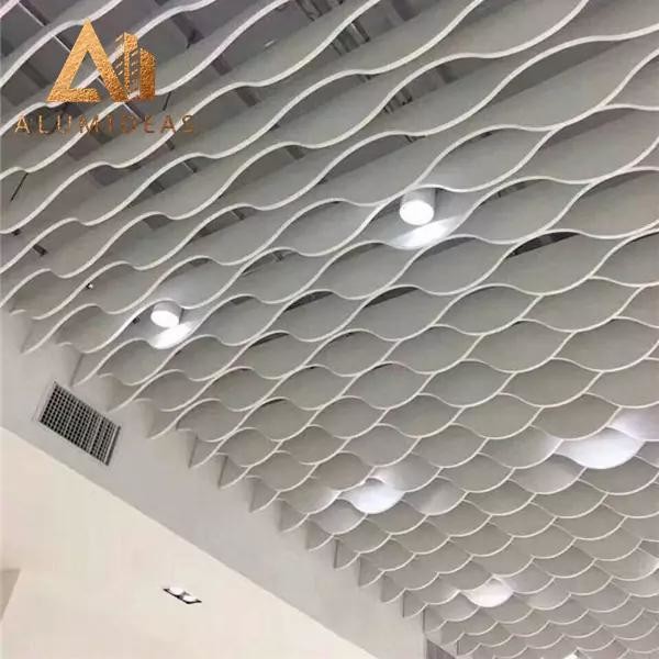 Quality Curved Acoustic Custom Decoration Aluminium Linear Ceiling wholesale
