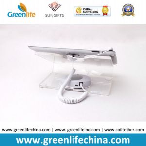 China Factory Alarm Acrylic Display Stand for Laptop/Tablet PC/iPad