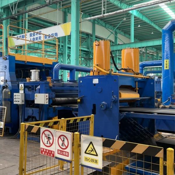 Quality High Speed Stainless Steel Coil Uncoiling Leveling Shearing Line 1 6mm Material Thickness wholesale