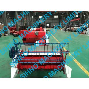 4L-0.7 mini paddy combine harvester with crawler