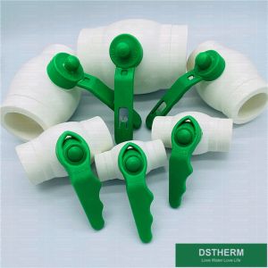 Metal Handle Plastic PPR Brass Ball Valve Socket Fusion / Electrofusion