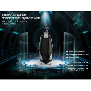 Medical CE Approved 600ps Picosecond Laser Tattoo Removal Machine Picosure Laser with HoneyComb Cartridge