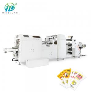 Cheap Snack Cookie Popcorn Fried Food Paper Bag Manufacturing Machine 100-300pcs/Min for sale