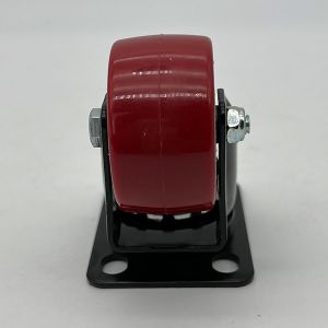 2 Inch Red Polyurethane Swivel Light Duty Caster Wheels with PP Core