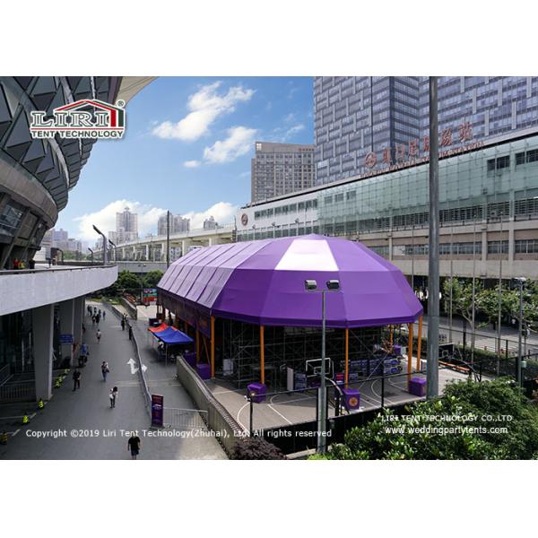 Fire Proof Big Event Tents With Pvc Cover Wind Loading 100km/H