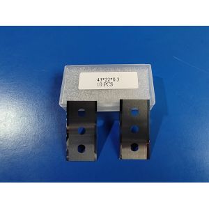 Wholesale Tungsten Carbide Razor Blade three Holes for Paper Slitting