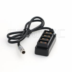 China 3 Pin Camera Power Splitter Fischer RS of ARRI Alexa Camera to 4 Ptap Power Out on sale