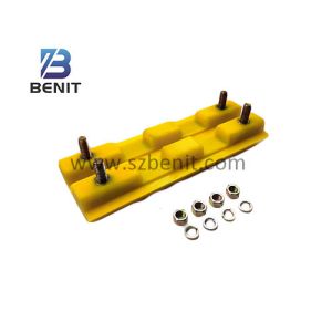 2102699 Polyurethane Rubber Block Three Ribs For W2200 Milling Machine