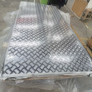 Five Bars Embossed Aluminum Sheet 3003 3103 Checkered Aluminium Sheet