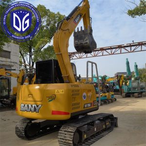 China Sany SY75C 7.5 Ton Used Crawler Excavator With Advanced Cooling System on sale