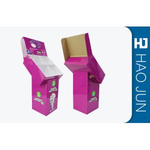 Foldable Eye Catching Strong Cardboard Display Stands For Baby Paper Diaper