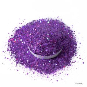 Cheap PET Hexagonal Laser Chunky Glitter Mix Powder For Holiday Decoration Nails for sale