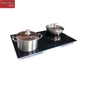 Schott Ceran 240V Ceramic Smooth Glass Free Zone 5 Burner Induction Hob Built In