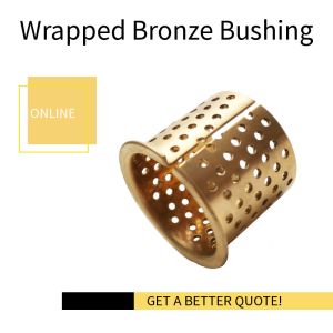 CuSn8P Flanged Bronze Bushing Metric Size