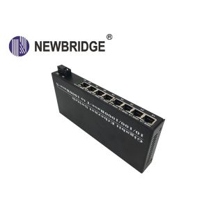10/100/1000M Fiber Optic Media Converter with dual fiber single mode ethernet