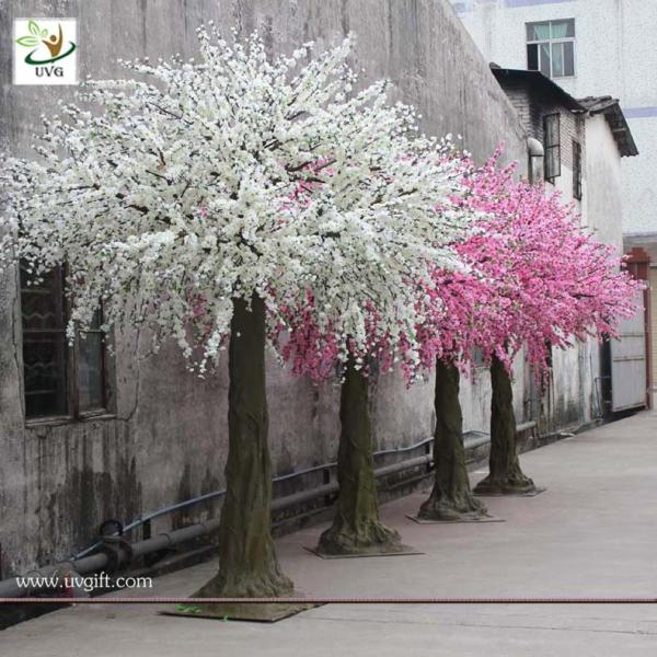 UVG CHR150 Beach wedding use tall artificial trees in peach blossom branch and cherry flowers for uk theme decoration