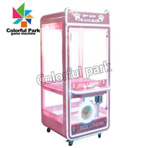 Coin Operated Pusher Claw Crane Machine Deck Mobile Toy Doll Machine