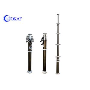 China Self Locking FCC 20ft Aluminum T6 Pneumatic Telescopic Mast on sale