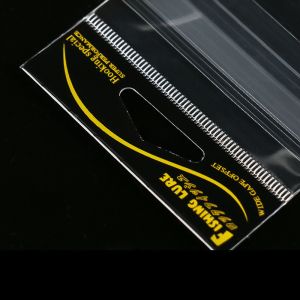Transparent Header Card Cellophane Self Adhesive Packing OPP Bag for Fishing