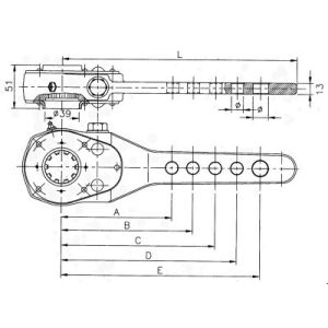 high quality 2175003700 SAF Manual Slack Adjusters Universal Trailer air brake system