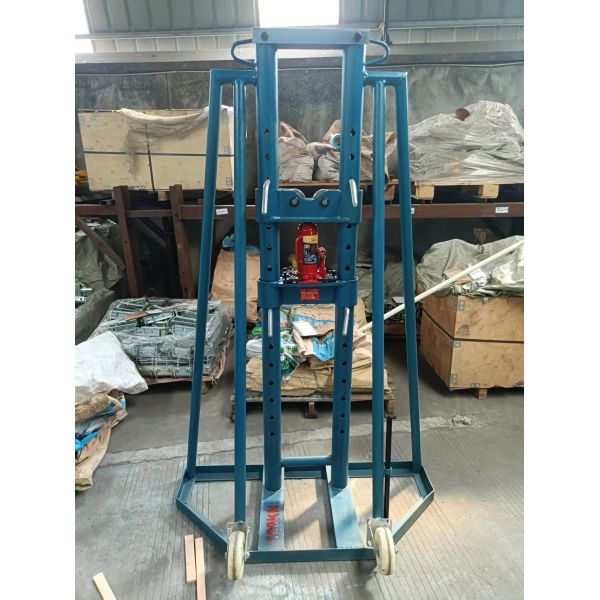 10 Ton Heavy Duty Hydraulic Wire Reel Jack Stand – Corrosion Resistant Cable Reel Stand for Industrial Use
