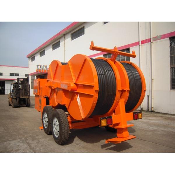4X50 KN Hydraulic Tensioner Tension Stringing Equipment With 4 Bundle Conductors USA Cummins Engine German Parts