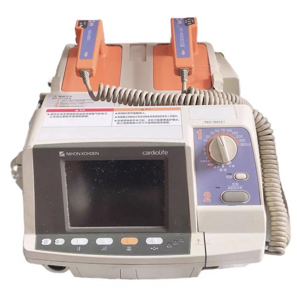 Quality NIHON KOHDEN Defibrillator Service And Repair TEC-7621C with Handle Batteries wholesale