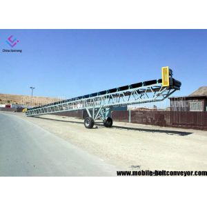 Movable Customize Rubber Telescopic Belt Conveyor With Adjustable Height