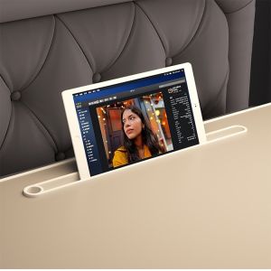 Customized Wooden Height Adjustable Manual Lifting Tea Desk for Office