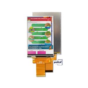Cheap Polcd Custom 3.95 Inch 320x480 Ips Tft Lcd RGB Interface Liquid Crystal Display Module With Touch for sale