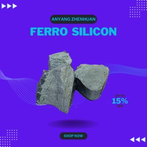 FeSi Silver Gray Solid Ferro Silicon For Steelmaking Molar Mass 88.6 G/mol