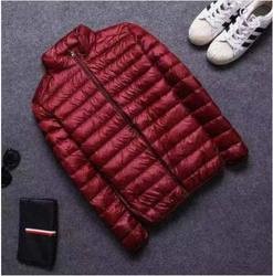 Nylon Hooded Duck Feather Jacket Winter Bubble Puff Filled Down Jackets