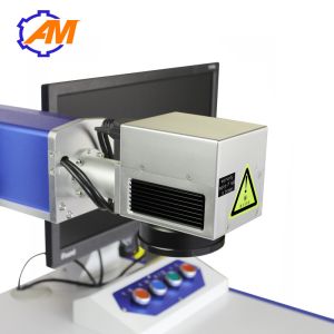 20W Desktop Fiber Laser Marking Machine for ring medal watch and metal