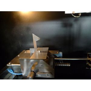 Vertical Flammability Testing Equipment , Adjustable Needle Flame Test Apparatus