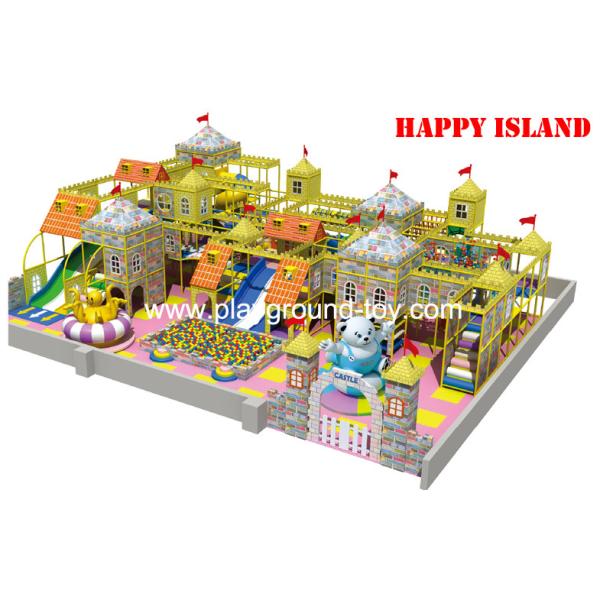 Quality Toddler  Kid  Indoor Playground Equipment With Food Grade Material LLDPE Castle Series wholesale
