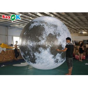 3m Giant Advertising Inflatable Lighting Decoration Moon Globe Ball