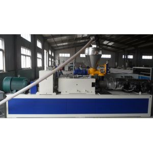 Wood Plastic Composite Wpc Profile Machine / auto plastic extrusion machinery