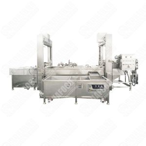 OEM Cassava Chips Blanching Machine Yam Cooker Automatic Potato Slices Root