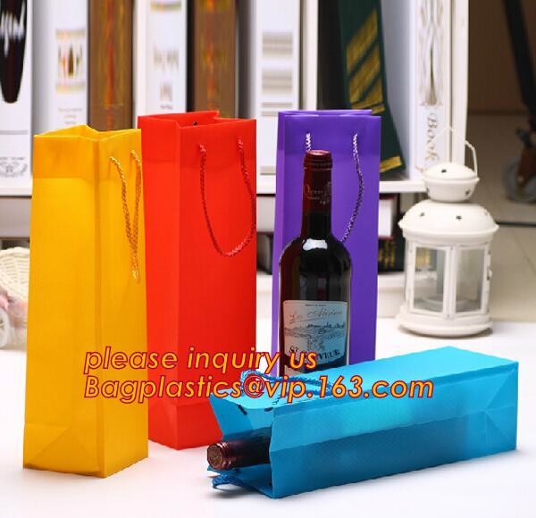 Ribbon Handle eco friendly Plastic PP Package Bag for Flowers Bouquet,Semitransp