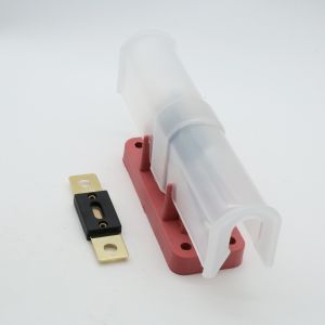 500 Amp ANL Fuse Holder with M8 M10 Studs and DC 12V Fuse Block for Car Marine