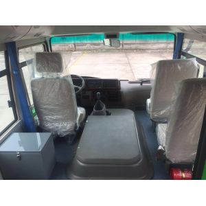 Shell Structure Toyota Coaster Bus Rosa , Mitsubishi Engine 10 Passenger Bus